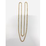 A 9CT GOLD NECKLACE