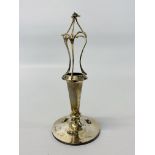 A SILVER HAT PIN STAND, SHEFFIELD 1910.