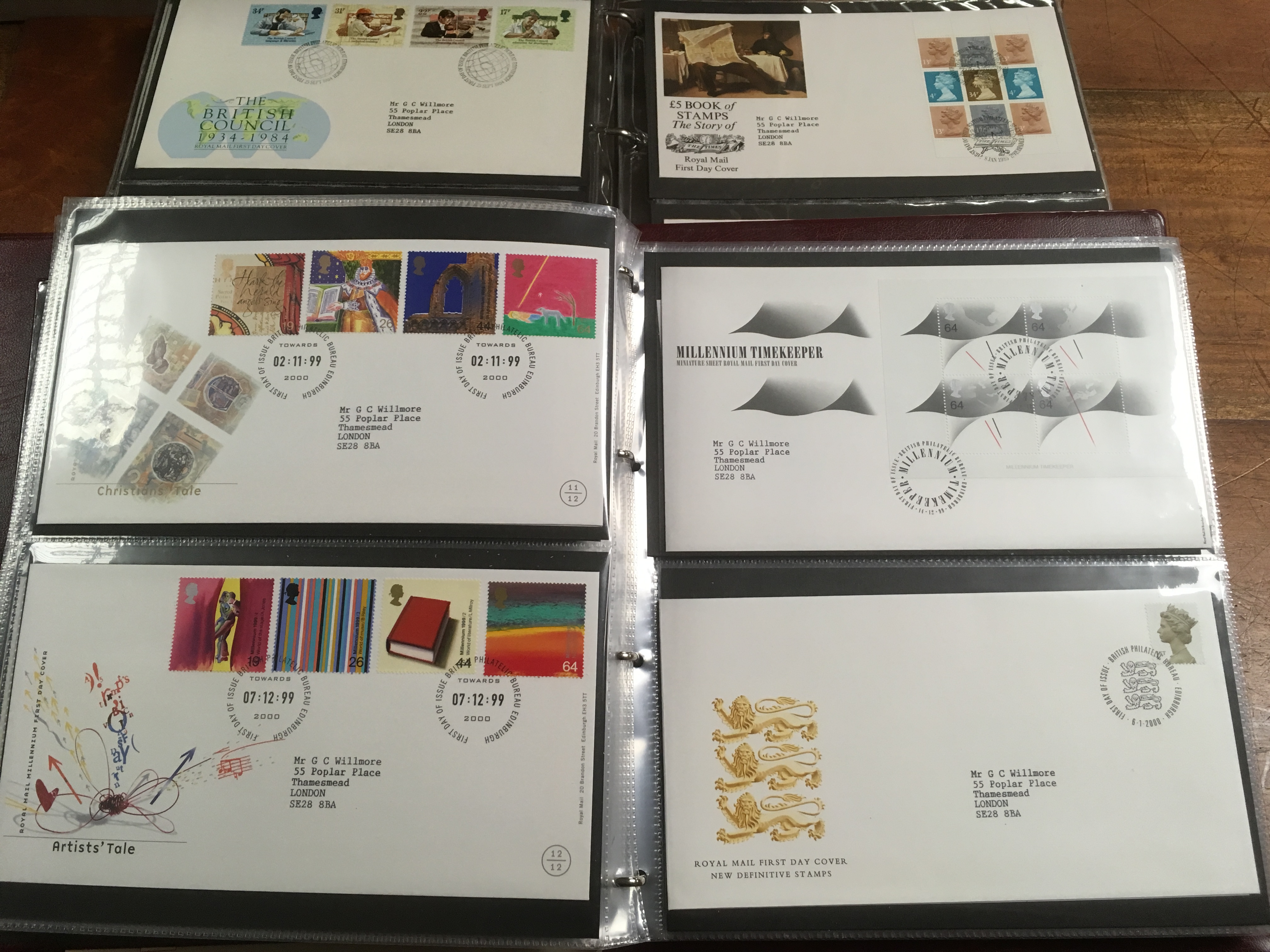 TWO BOXES LARGE QUANTITY OF GREAT BRITAIN FIRST DAY COVERS IN FOURTEEN ALBUMS - Image 2 of 3
