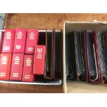 TWO BOXES LARGE QUANTITY OF GREAT BRITAIN FIRST DAY COVERS IN FOURTEEN ALBUMS