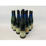 10 X PIEROTH BLUE WHITE WINE TO INCLUDE (3 X 1997 KREUZNACHER NONNENGARTEN, SPATLESE-NAHE,