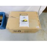 AS NEW LITTLE YELLO STEAM CLEANER BOXED WITH ACCESSORIES - SOLD AS SEEN