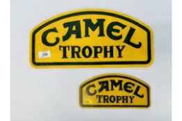 PAIR OF CAMEL TROPHY SIGN (R)
