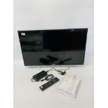 A SONY BRAVIA 32 INCH SMART TELEVISION MODEL KDL - 32W705B (REMOTE WITH AUCTIONEER) - SOLD AS SEEN
