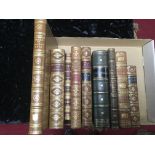 9 volumes, mixed titles mostly fine bindings.