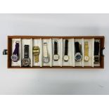 A COLLECTION OF NINE VARIOUS SEKONDA WRIST WATCHES