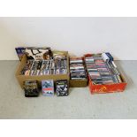 A KENWOOD HI-FI SYSTEM (REMOTE WITH AUCTIONEER) ALONG WITH AN EXTENSIVE COLLECTION OF CD'S,