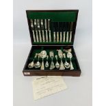 CANTEEN OF KINGS PATTERN CUTLERY - 56 PIECES IN PRESENTATION BOX