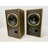 A PAIR OF DC-100 DUAL CONCENTRIC LOUD SPEAKERS - SOLD AS SEEN