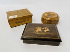 MARQUETRY OLIVEWOOD SORRENTO BOX,