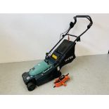 A HAYTER ENVOY 36 ELECTRIC LAWNMOWER WITH LEAD - SOLD AS SEEN