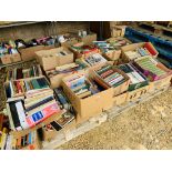 27 BOXES OF ASSORTED BOOKS AND MUSIC