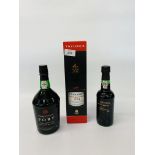 75cl BOTTLE TAYLORS 2014 PORT (BOXED), 75cl BOTTLE VINTAGE CHARACTER PORT, 37.