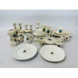 A COLLECTION OF APPROX 16 PIECES OF NORTH WALSHAM CRESTED WARE MARKED FLORENTINE CHINA TO INCLUDE