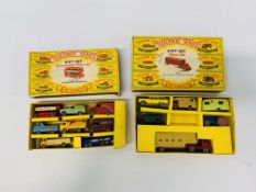 "MATCHBOX" SERIES OF GIFT SET "FARM SET" NUMBER G-4 BY LESNEY (BOXED) + "MATCHBOX" SERIES GIFT SET