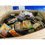 4 X BOXES CONTAINING A LARGE ASSORTMENT OF MIXED GAMES & MUSIC CASSETTE TAPES INCLUDING SPECTRUM,