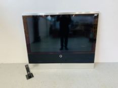 A LOEWE REFERENCE 52 TELEVISION WITH ORIGINAL REMOTE - SOLD AS SEEN