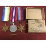 WW2 MEDALS, 39-45 AND ATLANTIC STARS, 39-45 WAR MEDAL,