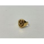 9CT GOLD MASONIC RING