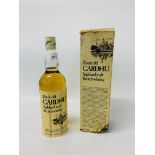 12 YEAR OLD "CARDHU" HIGHLAND MALT SCOTCH WHISKY (LABEL IS LOOSE AND BOX IS A/F CONDITION)