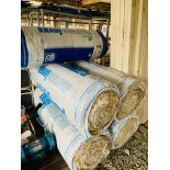 5 x ROLLS OF KNAUF INSULATION ( 4 x 200MM 1 x 100MM)