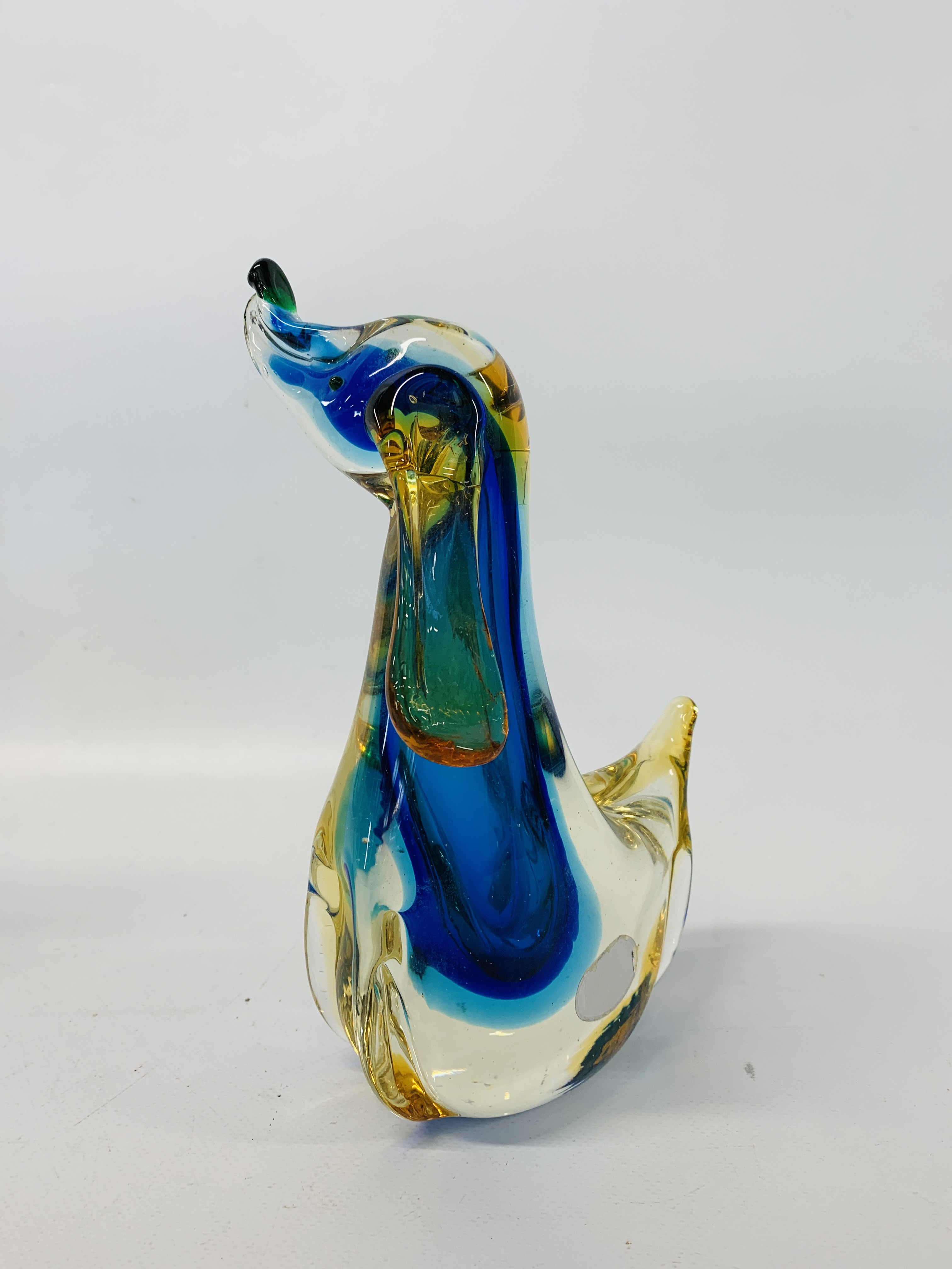 3 X MURANO GLASS STUDIES TO INCLUDE A PEACOCK, - Image 10 of 12