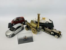 3 X DIE-CAST MODELS TO INCLUDE 2 X MERCEDES BENZ - A CLASS,