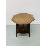 ARTS AND CRAFT OCTAGONAL TABLE
