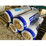 4 ROLLS KNAUF 50MM INSULATION