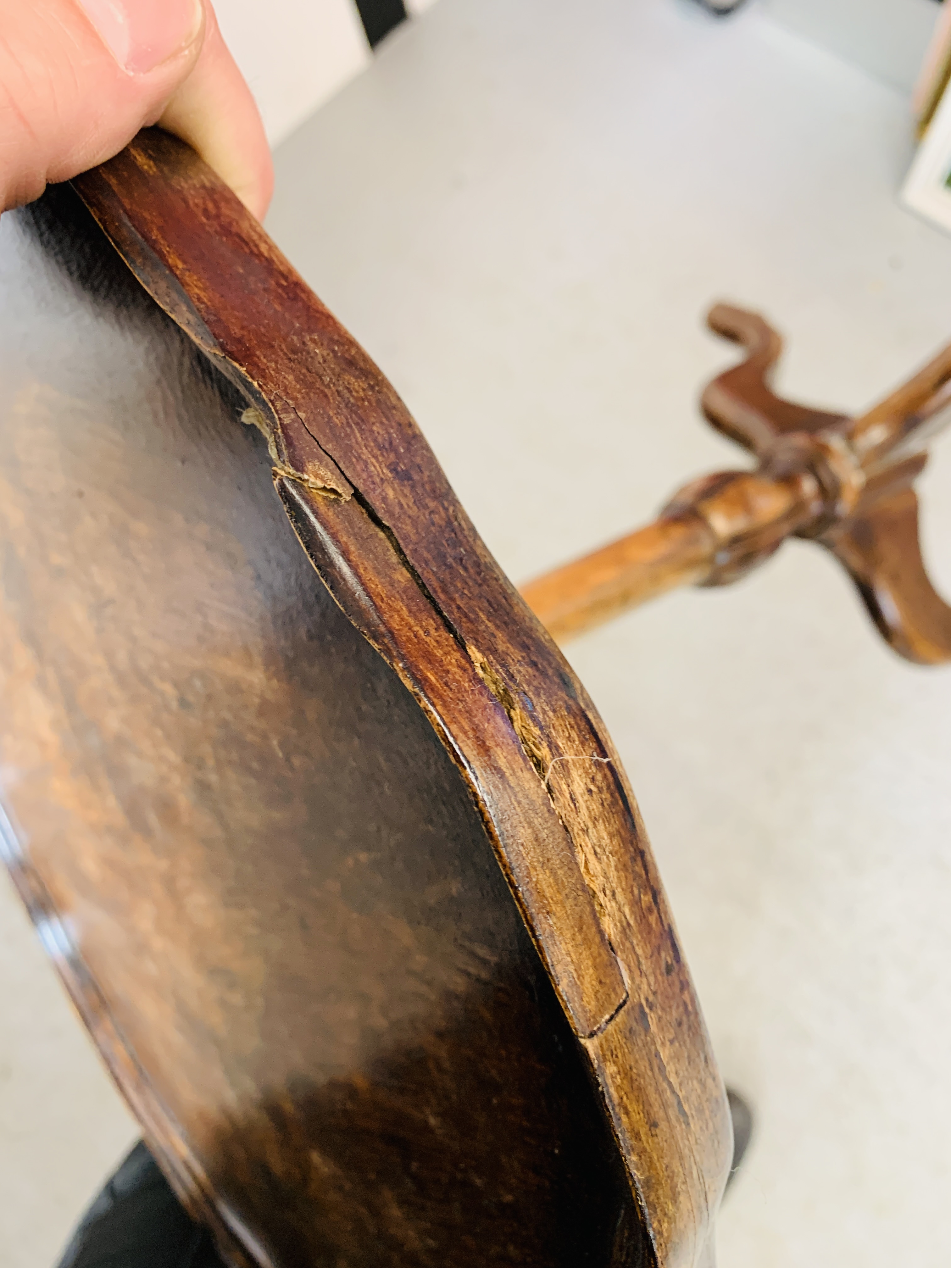 A MAHOGANY SINGLE DRAWER CD STORAGE BOX, PAIR OF OAK BARLEY TWIST CANDELABRA, - Image 9 of 10