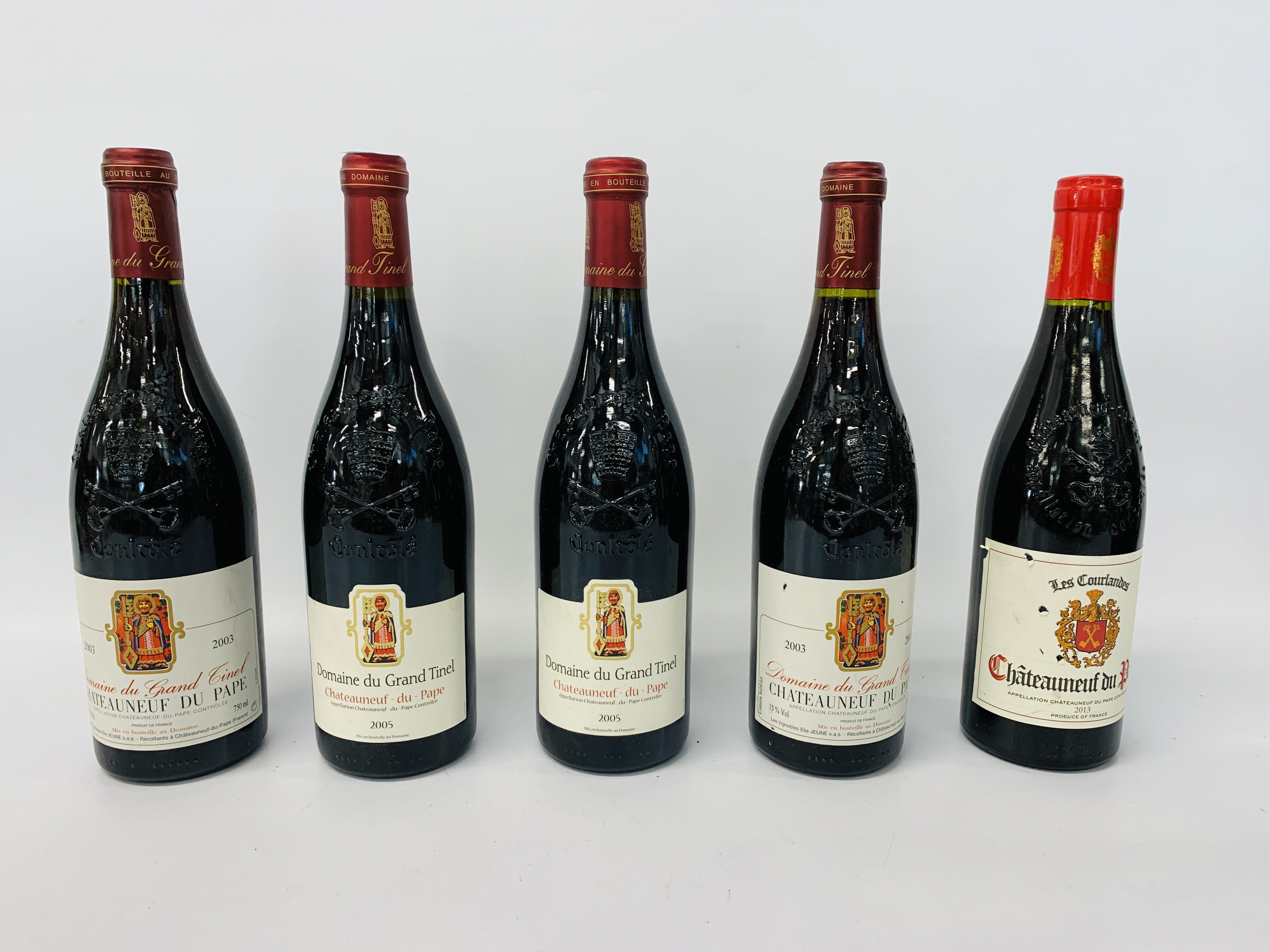 2 X CHATEAU NEUF DU PAPE 2003, 2 X CHATEAU NEUF DE PAPE 2005,