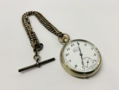 A GENTLEMAN'S "THE YARE LEVER POCKET WATCH SUPPLIED BY ALDRED & SON GT.
