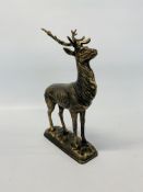 CAST DEER ON BASE FIGURE