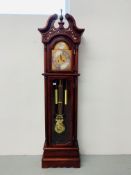 A REPRODUCTION 31 DAY STRIKING LONG CASE CLOCK