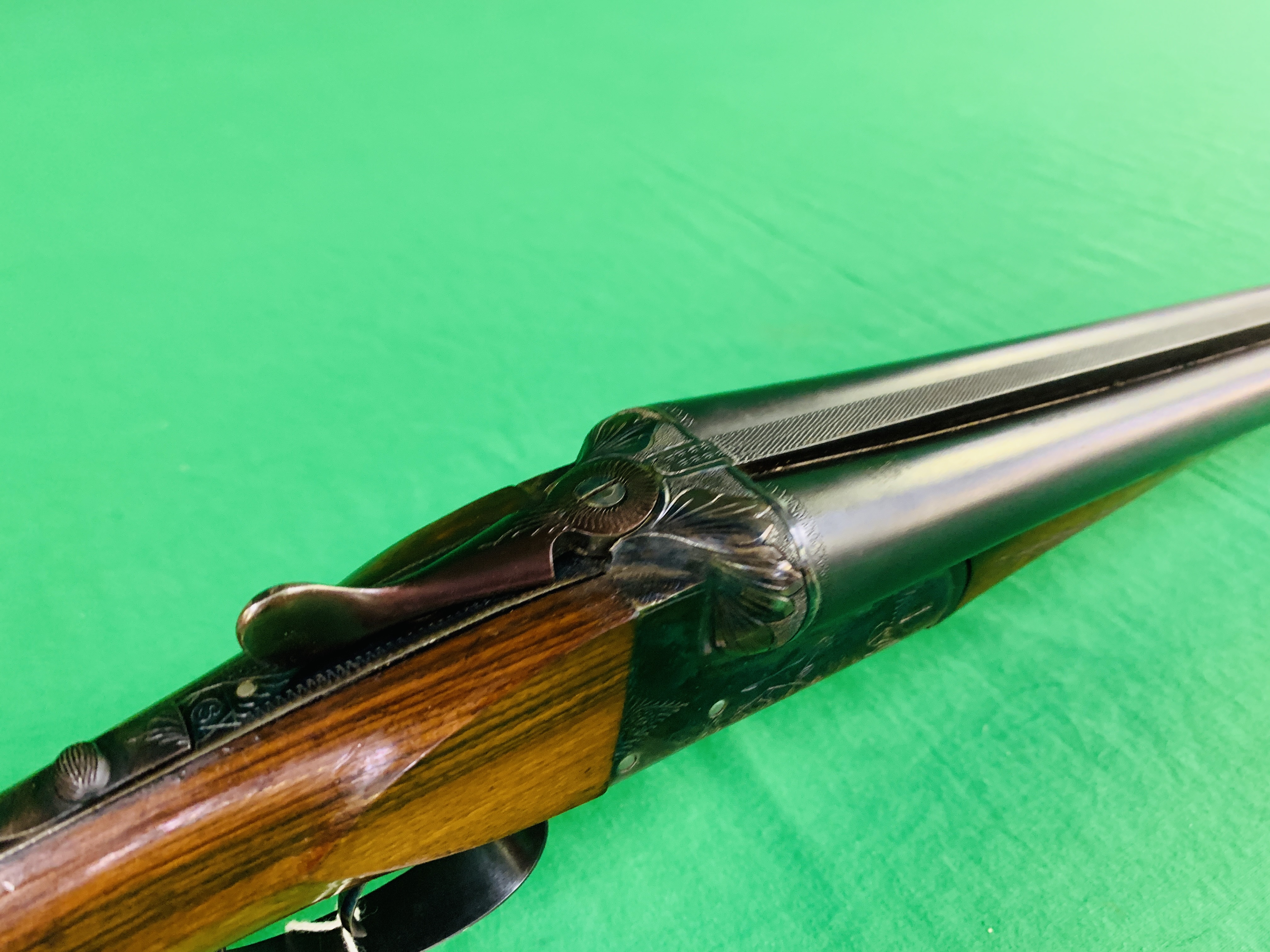 LARRANAGA 12 BORE SIDE BY SIDE SHOT GUN #68616 - (ALL GUNS TO BE INSPECTED AND SERVICED BY - Image 2 of 7