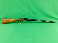 MIDLAND 12 BORE SIDE BY SIDE SHOTGUN # 114191, NON EJECTOR,