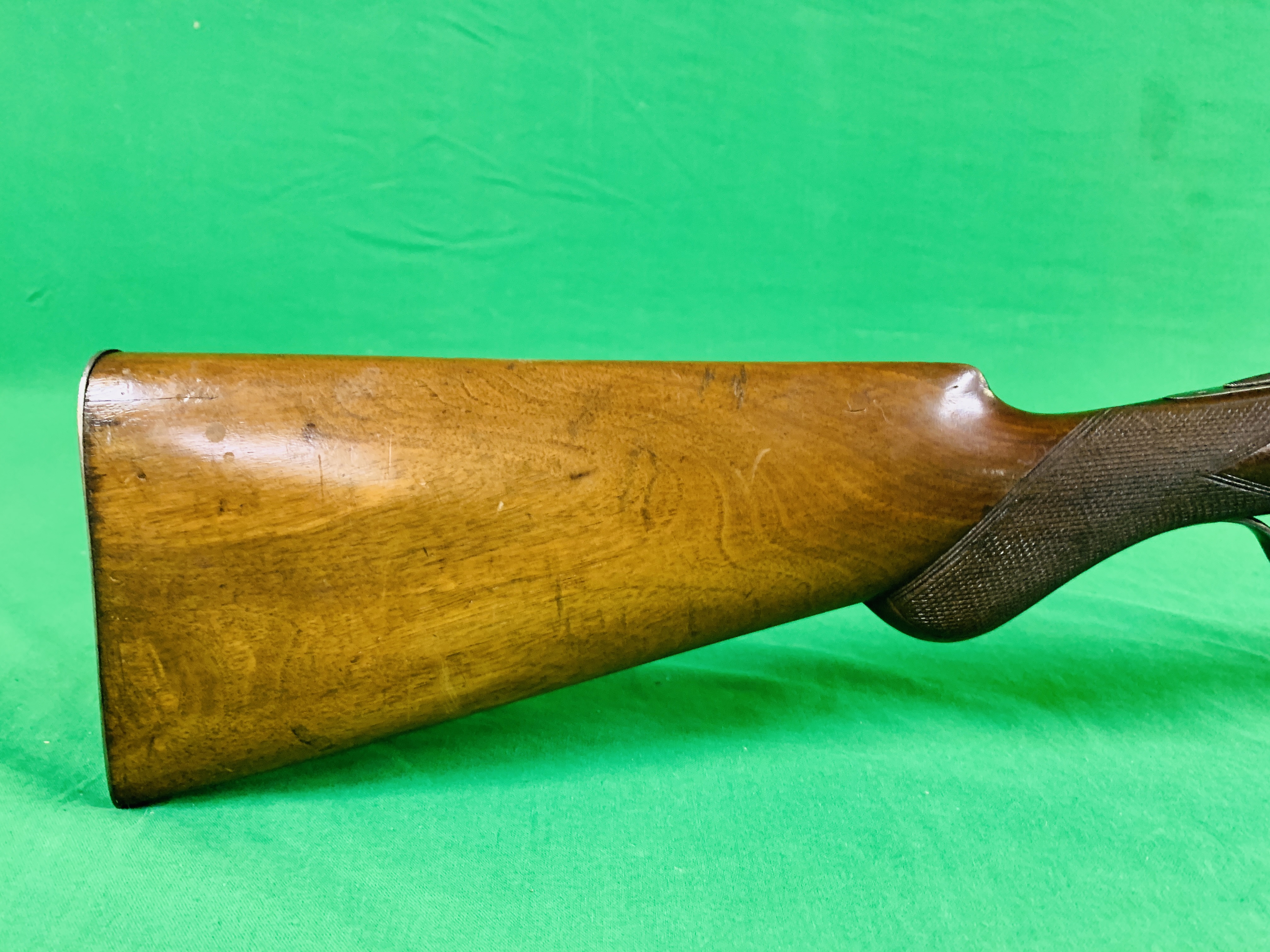 BELGIUM 12 BORE SIDE BY SIDE SHOTGUN # 1478 - (ALL GUNS TO BE INSPECTED AND SERVICED BY QUALIFIED - Image 3 of 8