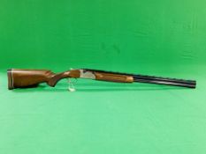 12 BORE SKB OVER AND UNDER SHOTGUN, SINGLE TRIGGER, EJECTOR,