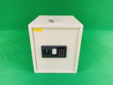 DIRTY PRO SAFE CE ELECTRIC COMBINATION SAFE COMPLETE WITH INSTRUCTIONS ALONG WITH FOUR AS NEW AMTA