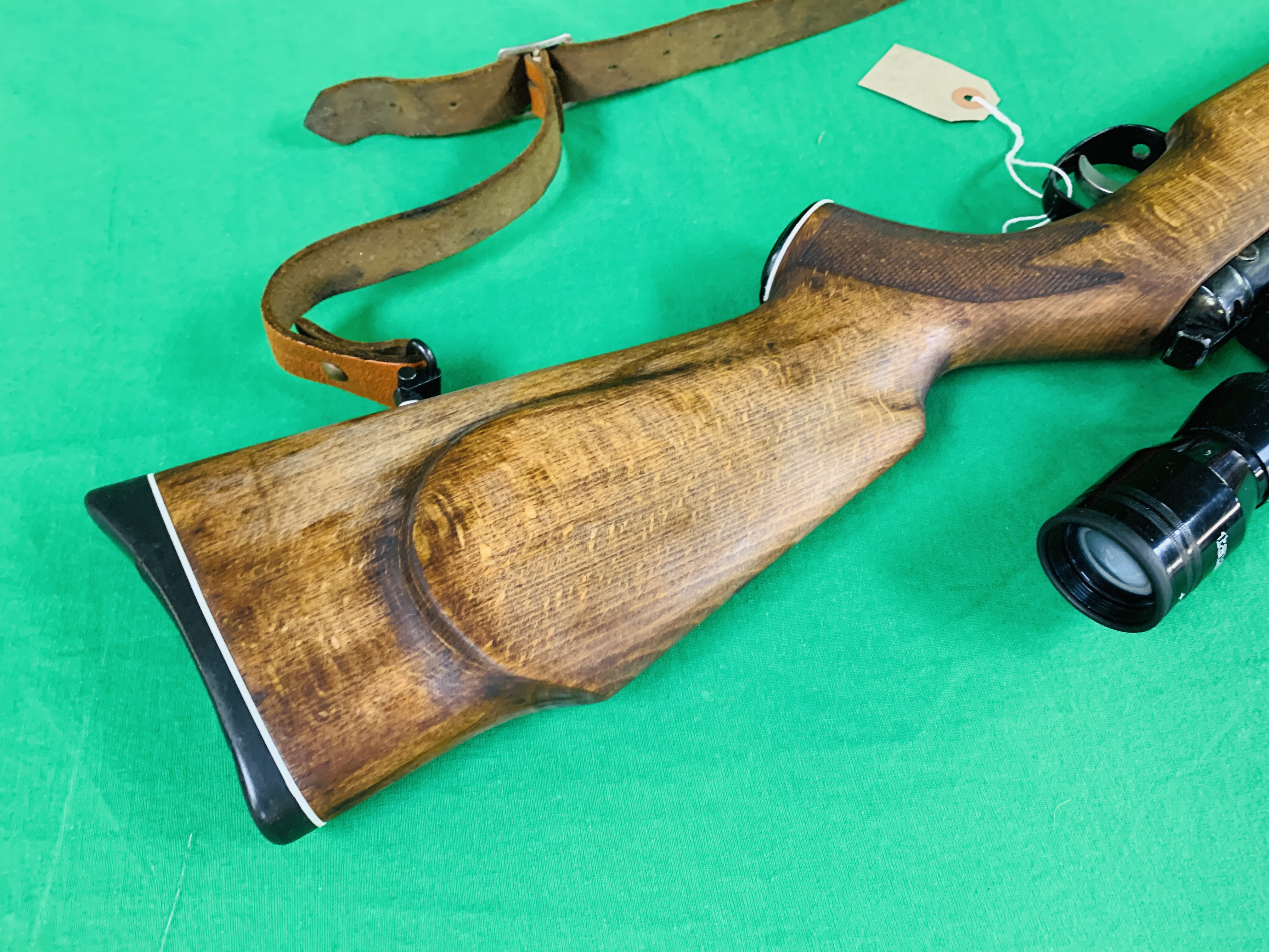 WEBLEY OMEGA .22 BREAK BARREL AIR RIFLE FITTED WITH TASCO 6. - Image 10 of 10