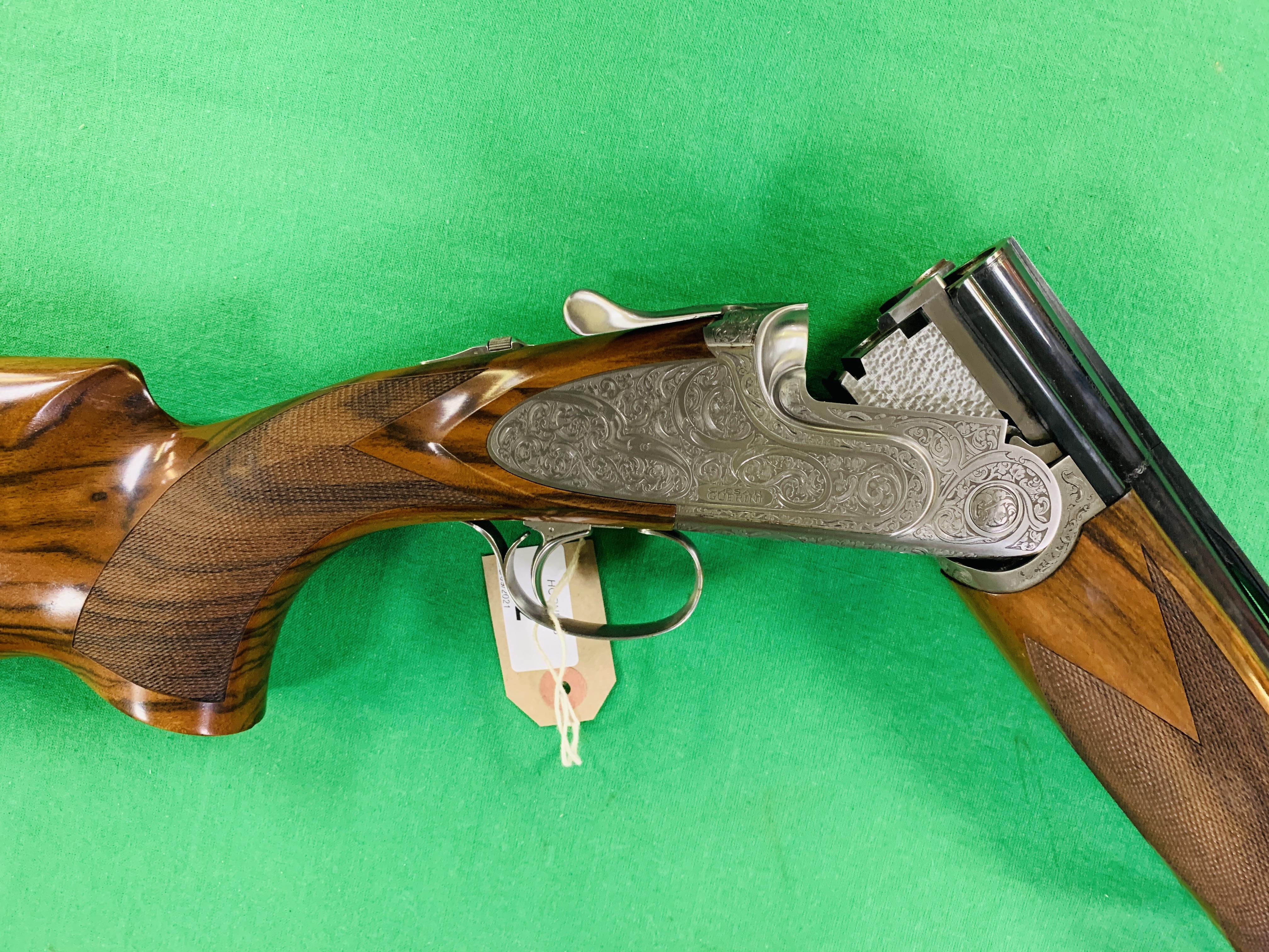 CAESAR GUERINI 12 BORE OVER AND UNDER SHOTGUN #144499 MULTI CHOKE (TOTAL 8 CHOKES) COMPLETE WITH - Image 15 of 21