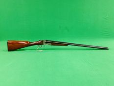 SPANISH 12 BORE SIDE BY SIDE SHOTGUN # 113719 - (ALL GUNS TO BE INSPECTED AND SERVICED BY QUALIFIED