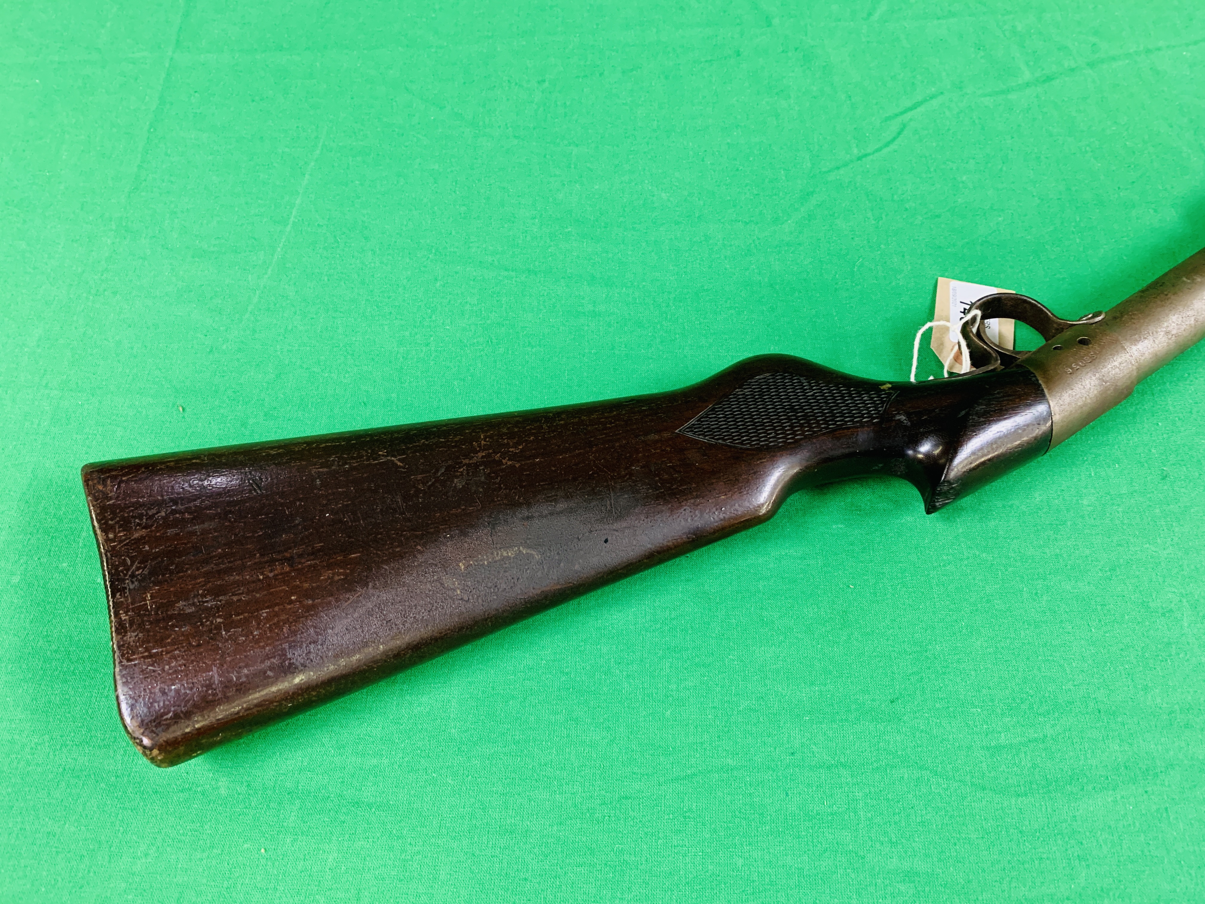 EARLY AIR RIFLE COLLECTORS ITEM (ALL GUNS TO BE INSPECTED AND SERVICED BY QUALIFIED GUNSMITH BEFORE - Image 8 of 8