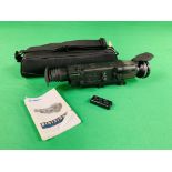 PULSAR N750 DIGI SIGHT RIFLE SCOPE COMPLETE WITH SONY TELE CONVERSION LENS ALONG WITH INSTRUCTION