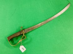 A BRITISH NAVAL CUTLERS SWORD