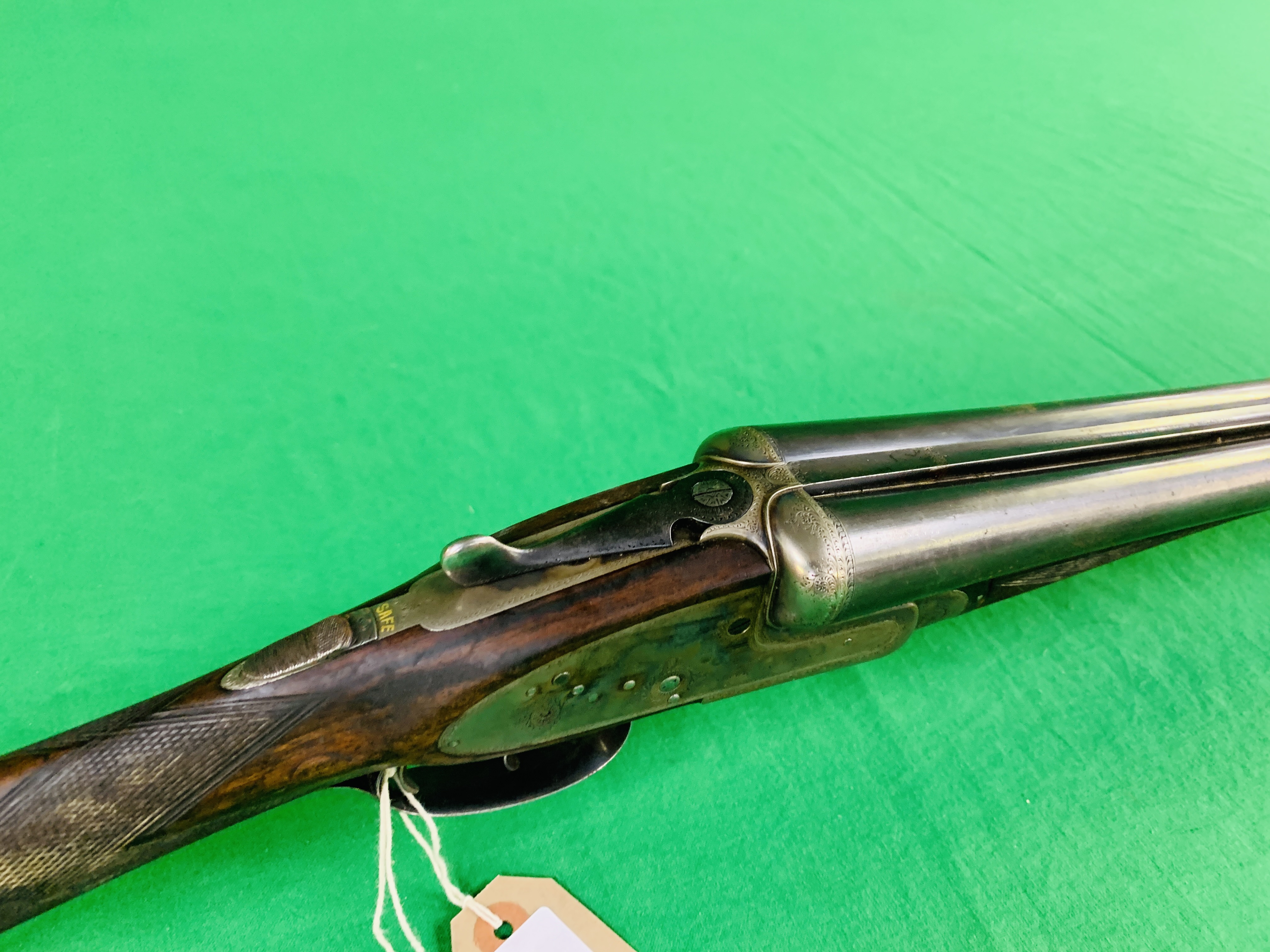 16G GALLYON SIDE BY SIDE SHOTGUN # 10955 - (ALL GUNS TO BE INSPECTED AND SERVICED BY QUALIFIED - Image 2 of 8