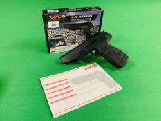 A GAMO P-25 BLOWBACK SEMI AUTOMATIC CO² AIR PISTOL BOXED AS NEW - (ALL GUNS TO BE INSPECTED AND