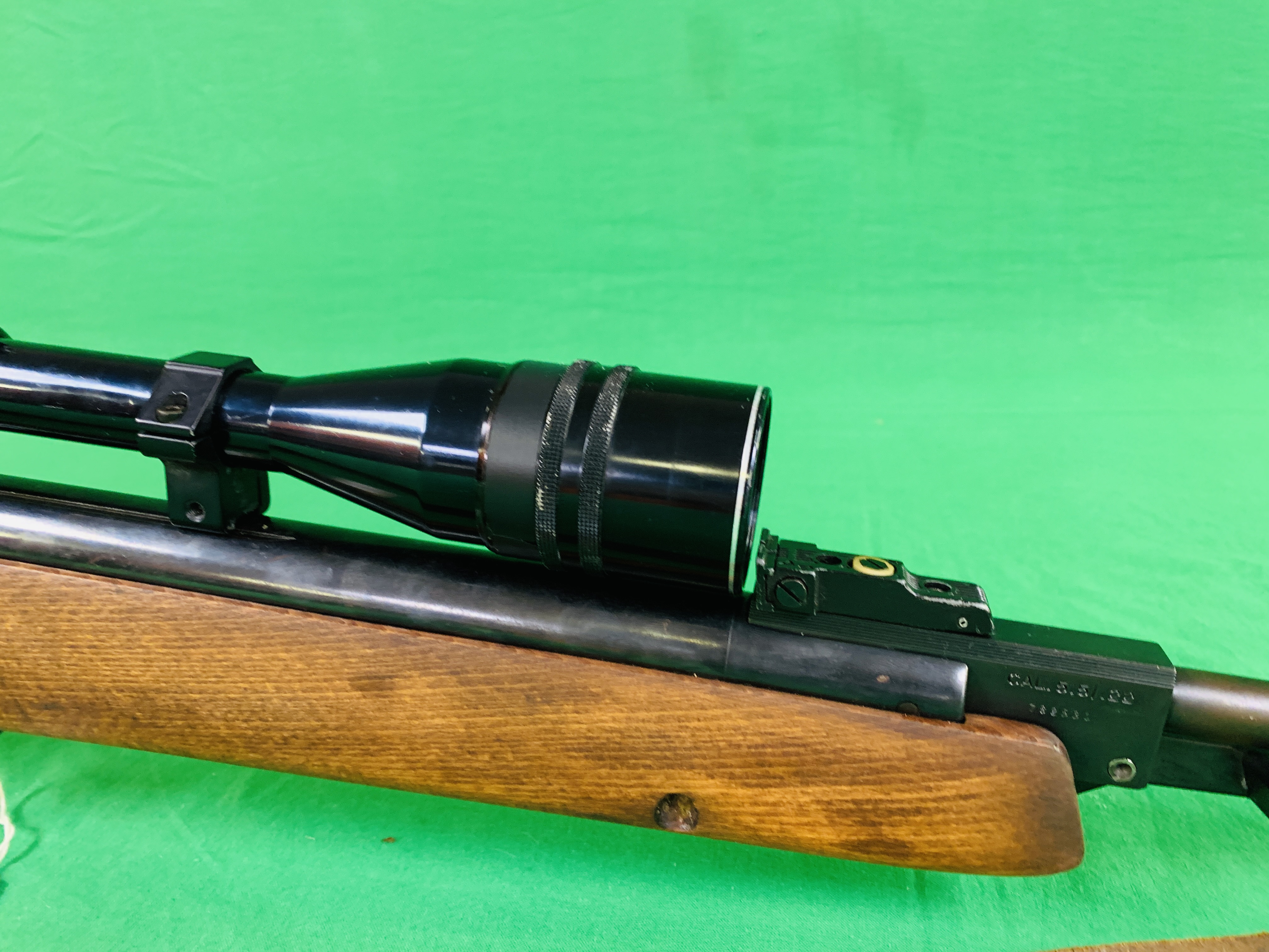 WEBLEY OMEGA .22 BREAK BARREL AIR RIFLE FITTED WITH TASCO 6. - Image 6 of 10