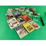 COLLECTION OF 14 SHOOTING RELATED BOOKS TO INCLUDE RABBITING, GAMEKEEPING, POACHING,