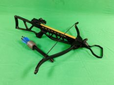 CROSSBOW WITH SYNTHETIC BLACK SHELLERTON STOCK WITH 5 BOLTS - (ALL GUNS TO BE INSPECTED AND